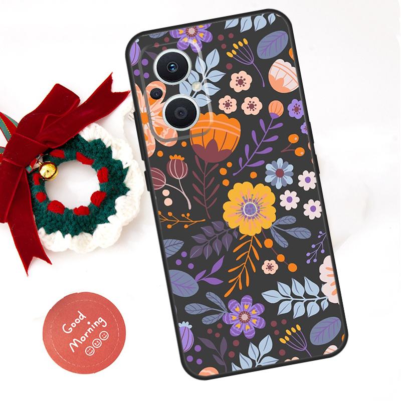 Floral Charm Secret Garden Funda For OPPO Reno 14 F 13F 12F 11F 10 11 12 13 Pro 7 8 Lite OPPO Find X5 X6 X8 X9 Pro Case