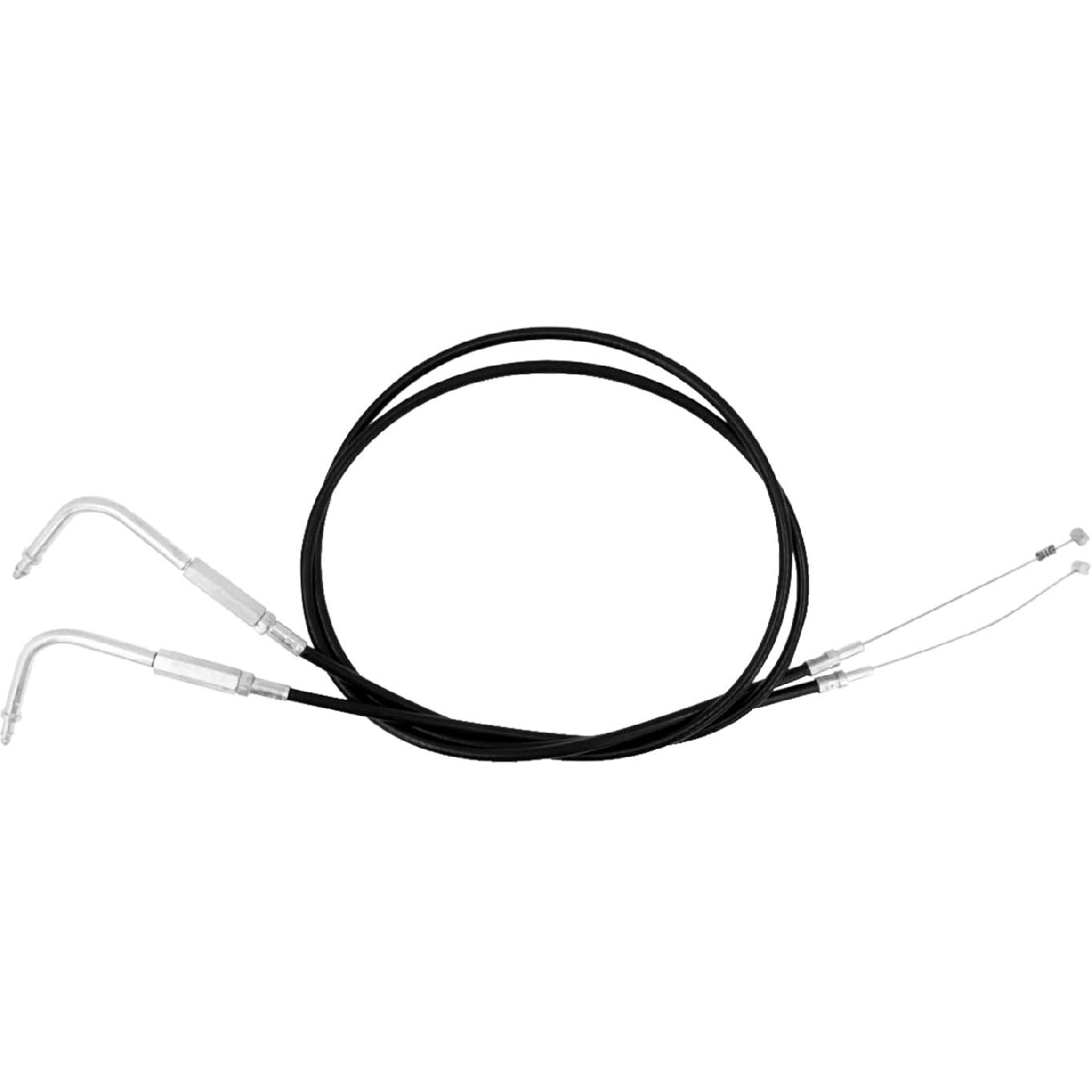 

HDBUBALUS Motorcycle Throttle Cable Fit for Harley Sportster Iron XL 883 1200 Dyna Softail Road King (Size: 110cm) 90cm
