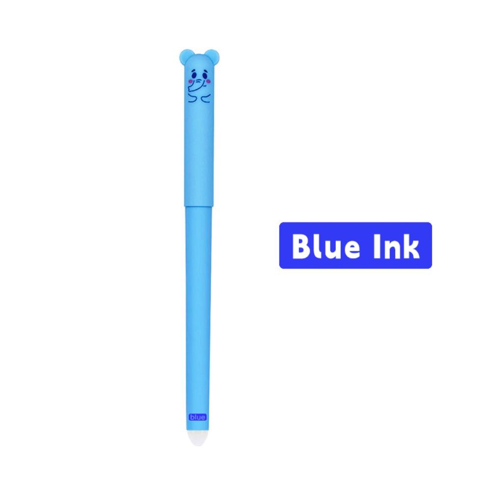 High Quality Animal Design Erasable Pen Writing Tool Quick Drying Neutral Pen 0.5mm Black/Blue Ink Ballpoint Pen School Office