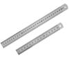 DYNAVERT Stainless Steel Set of Scale Straight Measuring Student Stationery Ruler, 2, Double-Sided (cm/inch), Ruler, Drafting, Crafting, Learning,