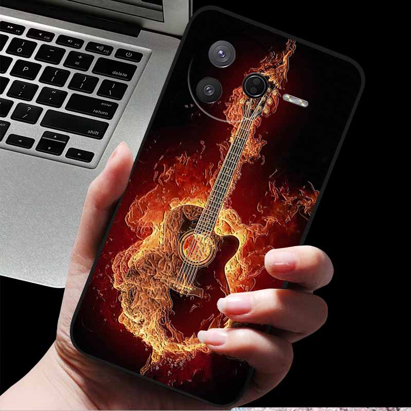 For Xiaomi Poco F7 Pro/ Poco F7 Ultra 5G 3D Relief Flower Emboss Soft Silicone Back Cover Case for Poco F7 Pro Ultra Relief Case