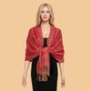 Autumn Winter New Luxury Cashmere Pashmina Shawl For Women Soft Warm Scarf Jacquard Tassel Printed Stole Wrap Elegant