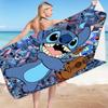Stitch Zai Animation Beach Towel Microfiber Double-Sided Fleece Beach Towel Bath Towel Variety Square Towel Beach Towel