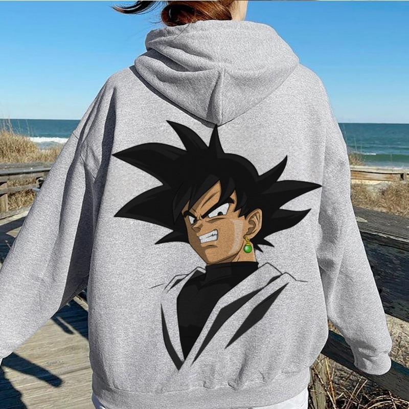 

Anime Dragon Ball Goku Black Harajuku Style Print Hoodie, Casual Comfortable Sweatshirt with Hood for Fans and Daily Wear 3XL