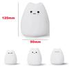 LED Nigh tlight 7 Colors Soft Cute Cat Night Light Kitty Lamp Birthday Gift Kids Baby Toddler Teen Silicone Kawaii Nursery