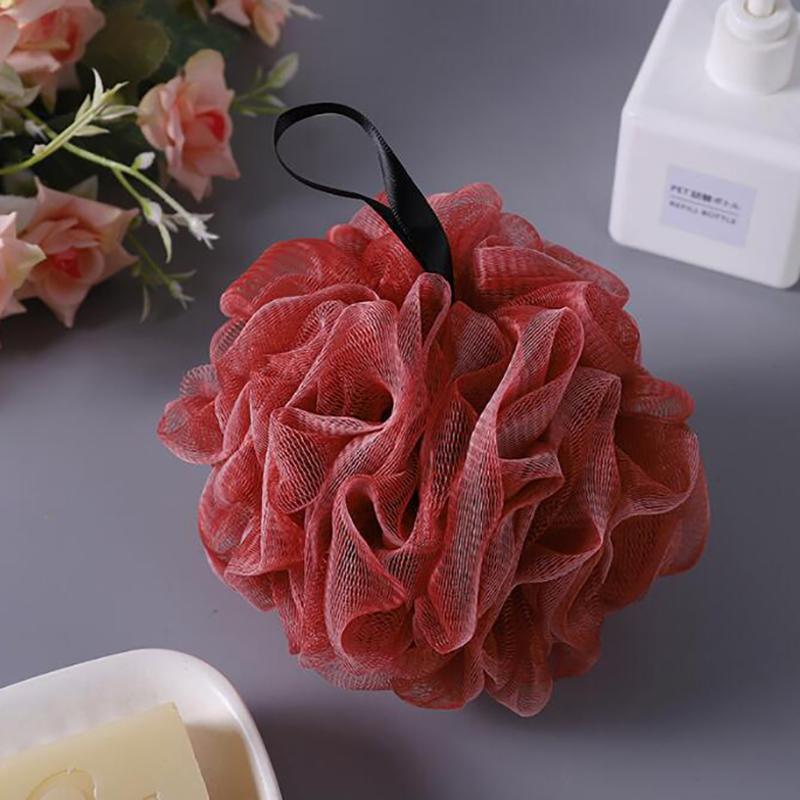 1Pc Foaming Sponge Bubble Wisp For Body Soft Shower Flower Mesh Ball Skin Cleaner Cleaning Tools Bath Ball Bathroom Accessories