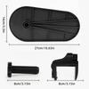 Computer Arm Rest For Desk Adjustable Ergonomic Wrist Rest Support For Keyboard Armrest Extender Rotating Mouse Pad Holder