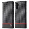 LC.IMEEKE For Samsung Galaxy A15 5G/A15 4G Phone Case Carbon Fiber Texture Shell PU Leather Cover