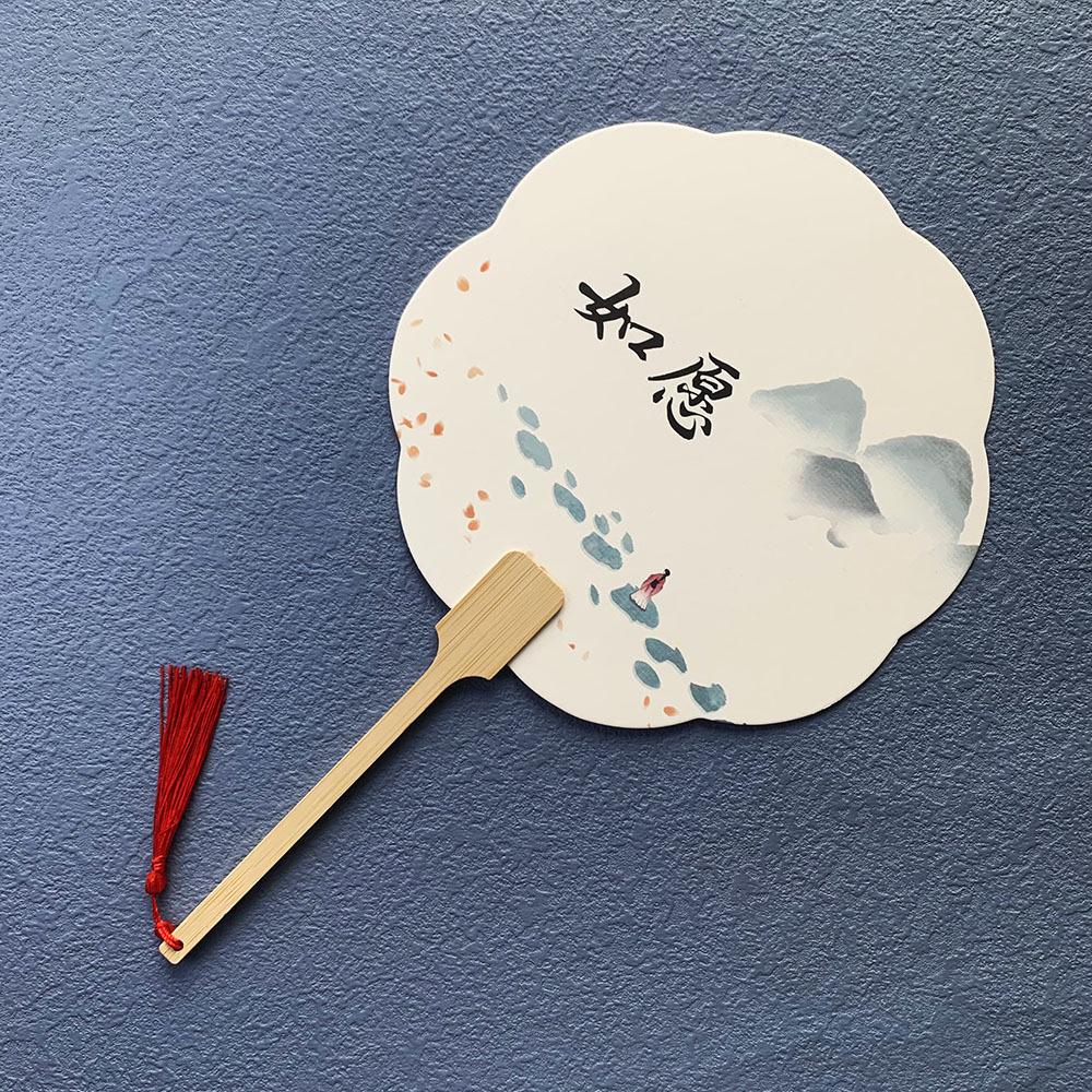 

Великий культурний лаковий віяло: Старовинний стиль DIY з написами для реєстрації в місті