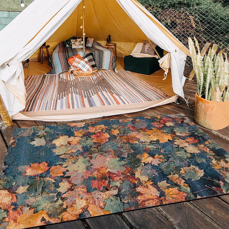 

Ретро Американский Ковер Впитывающий и Легкий в Уходе Коврик для Дивана и Журнального Столика в Гостиную 100 * 160cm