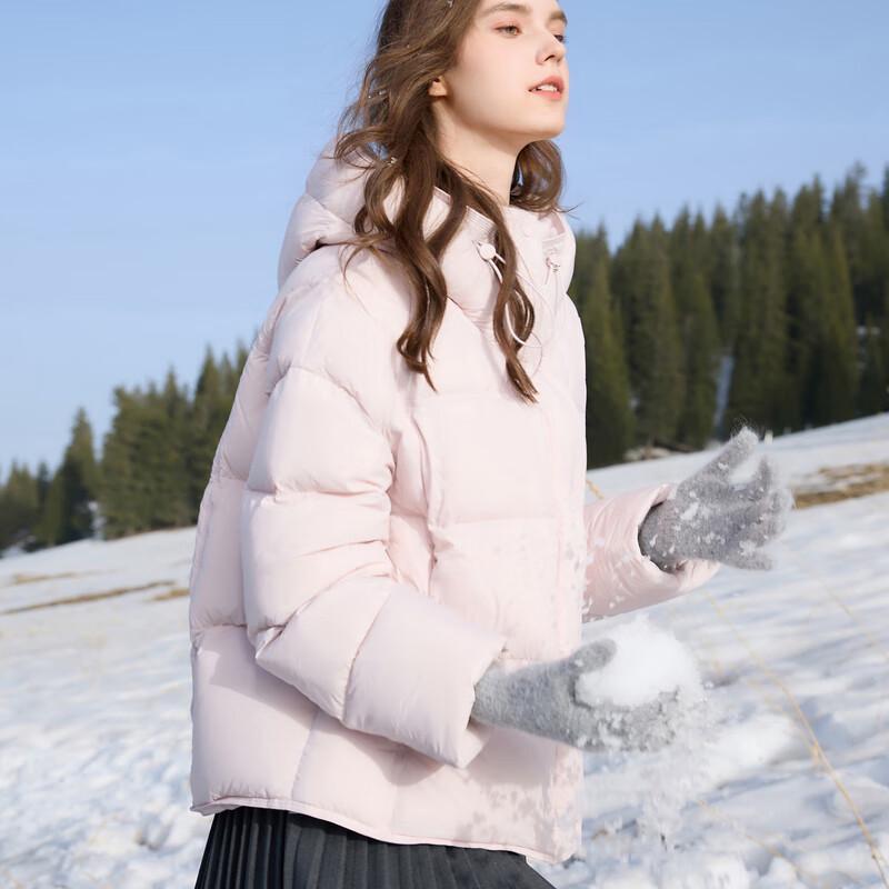 Sancai Women's Waterproof Loose Fit 90% Duck Down Puffer Jacket