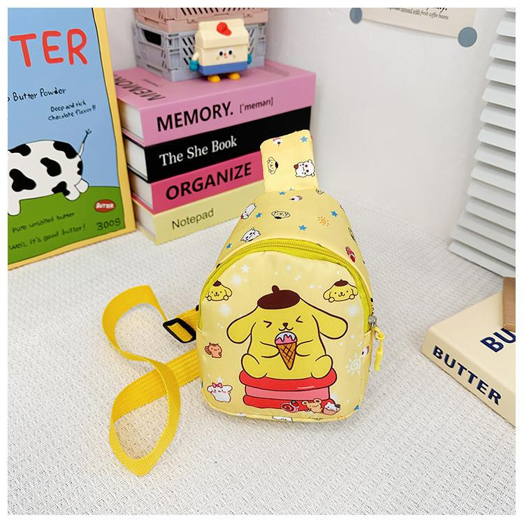 Adorable Cartoon Kids Crossbody Bag Lightweight Nylon For Girls In Trendy Styles