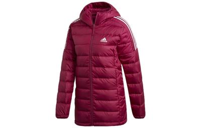 Down Jackets Women's Red Hooded Moderate Other GH4592
