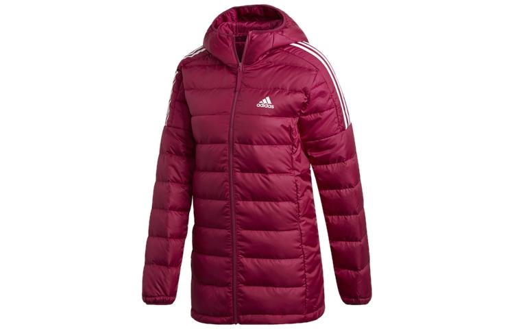 Adidas Down Jackets Women s Red Hooded Moderate Other GH4592 S