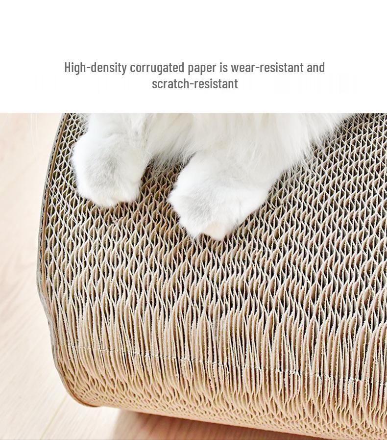 Deko Multi-Size Figure 8 Cat Scratcher Toy - Corrugated Cardboard for Kittens