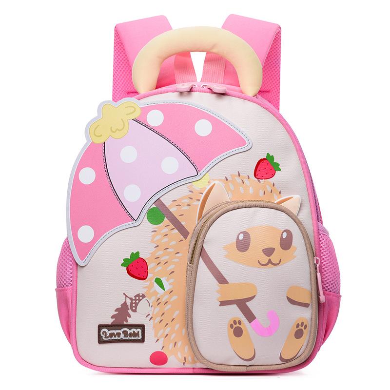 

Children s schoolbag new cartoon cute kindergarten schoolbag lightweight baby backpack children s backpack рожевий
