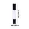 10Ml Double-Headed Perfume Glass Bottle Rolling And Mist Spray Aluminum Nozzle Glass Bottles Refillable Empty Fragrance Atomizer