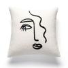 Embroidered Daisy Floral Cushion Cover, Pastoral Style, Removable & Washable for Homestay or Bay Window Decor.