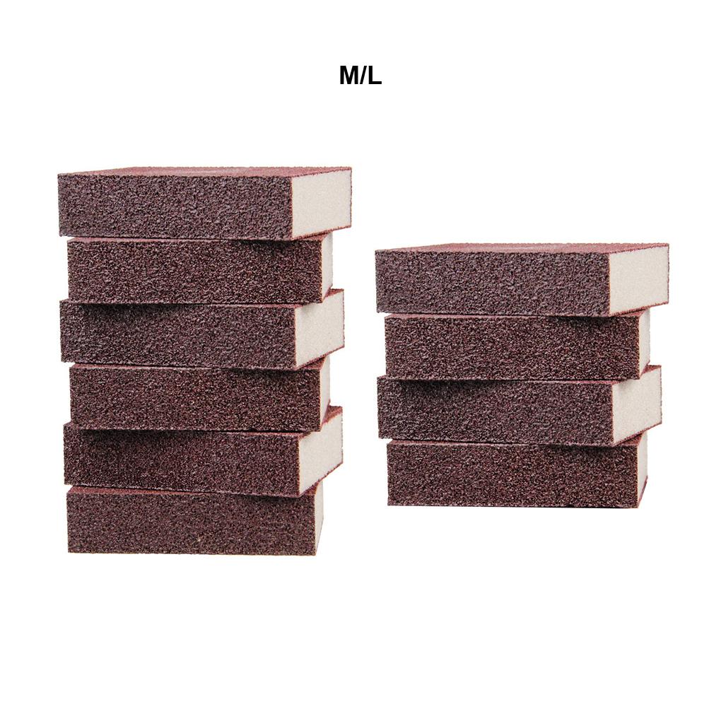 10 kusů čisticí drhnoucí houbičky na odstraňování rzi, drhnoucí houbičky pro domácnost, odvápňovací čisticí houbičky, smirkové kuchyňské nástroje