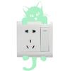Luminous Switch Stickers Glow In The Dark Decorative Sticker Kids Room Cartoon Cat Dog Fairy Star Pvc Wall Home Decoration 2026