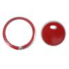 A22E-2Pc Set Silver Aluminum Keyless Engine Push Start Button & Surrounding Decoration Ring For Mazda 3 6 CX-3 CX-5 CX-9 MX-5 W