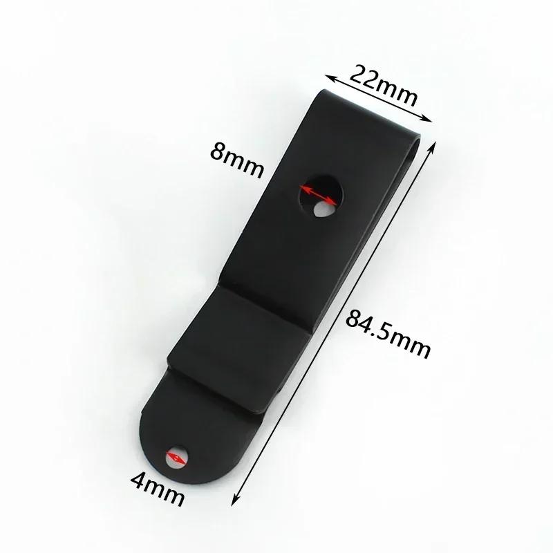 10/20/50Pcs Meetee Metal Belt Clip Buckles Wallet Holster Clips Hook Man Waistband Clasp DIY Bag Repair Hardware Accessories