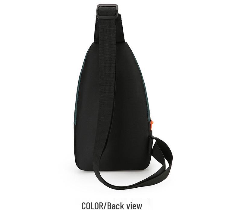 Men's Trendy Lightweight Sporty Chest Bag - Large Capacity, Wear-Resistant, Multi-Compartment Crossbody for Commuting