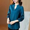 Shirts for Women Spring and Summer New Styles Loose-fitting Pullovers Middle-aged and Elderly Bottoming Shirts Trendy Mom Tops