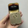 I16 Pro Dual SIM Non-smartphone Foldable Flip Pushbutton Phone MP3 Magic Voice Flashlight Speed Dial Senior Clamshell CellPhone