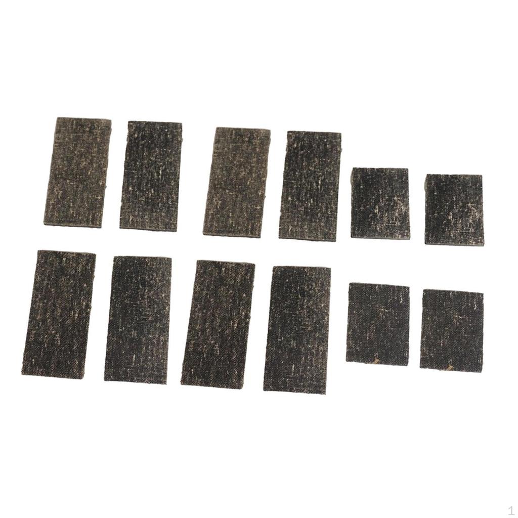 12 kusů Chrániče mantinelu kulečníkového stolu Vložky Příslušenství Snookerová gumová podložka pro