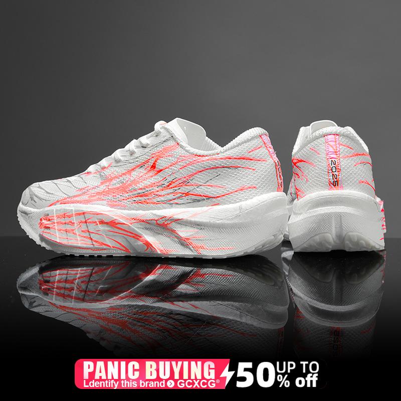 

Кроссовки для бега Speciality Carbon Board Marathon Мужские спортивные дышащие легкие женские удобные спортивные нескользящие кроссовки 36 белый