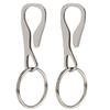 Stainless Steel Keychain Clip Multifunctional Keyring Keychain Lightweight Belt Key Holder Small Keychain Key Organizers