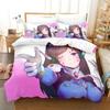 New Anime Dva Overwatch Bedding Set Duvet Cover Comforter Quilt Pillowcase King Queen Twin Size for Boys Girls Adults