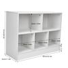 Book Cabinet Bookcase Modern Cabinet Open Type Large Storage Space  Multi Compartment Bookshelf for Home  Bookshelf