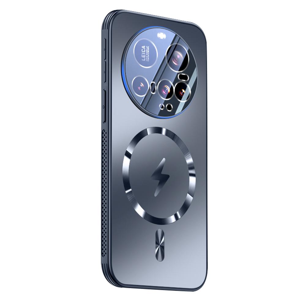 

For Xiaomi 15 Ultra Case Compatible with MagSafe Matte PC+TPU Heat Dissipation Phone Cover Titanium Blue