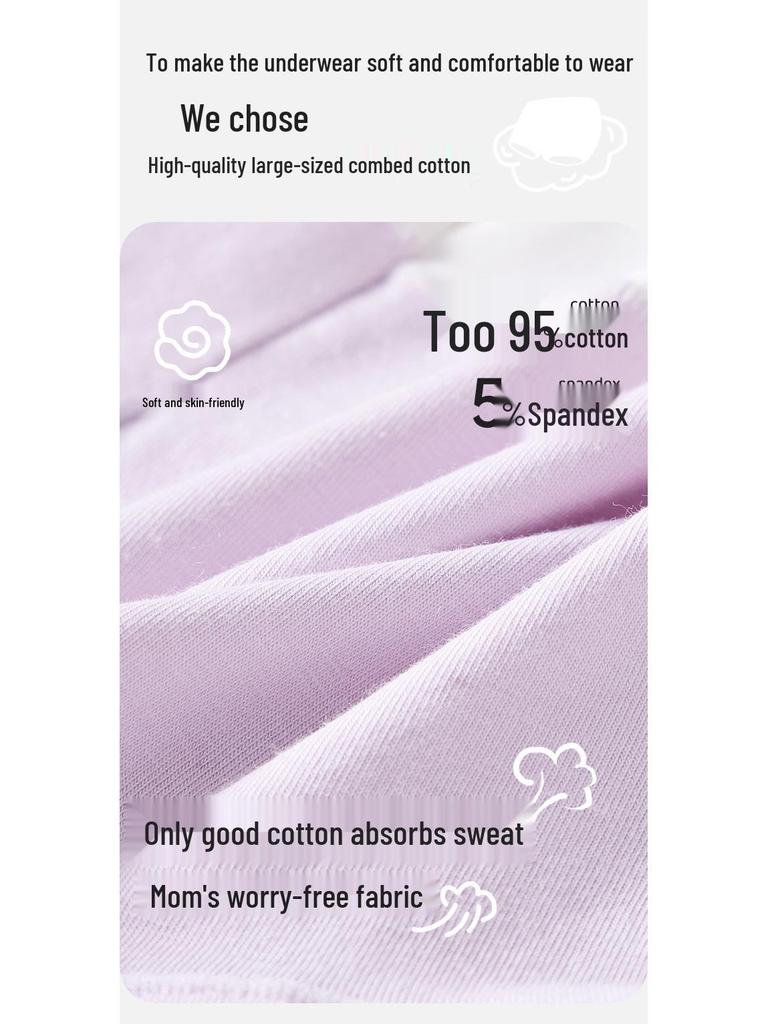 Reine Baumwoll-Boxershorts für Mädchen - Kein Hochrutschen, Ideal für Kinder und Teenager