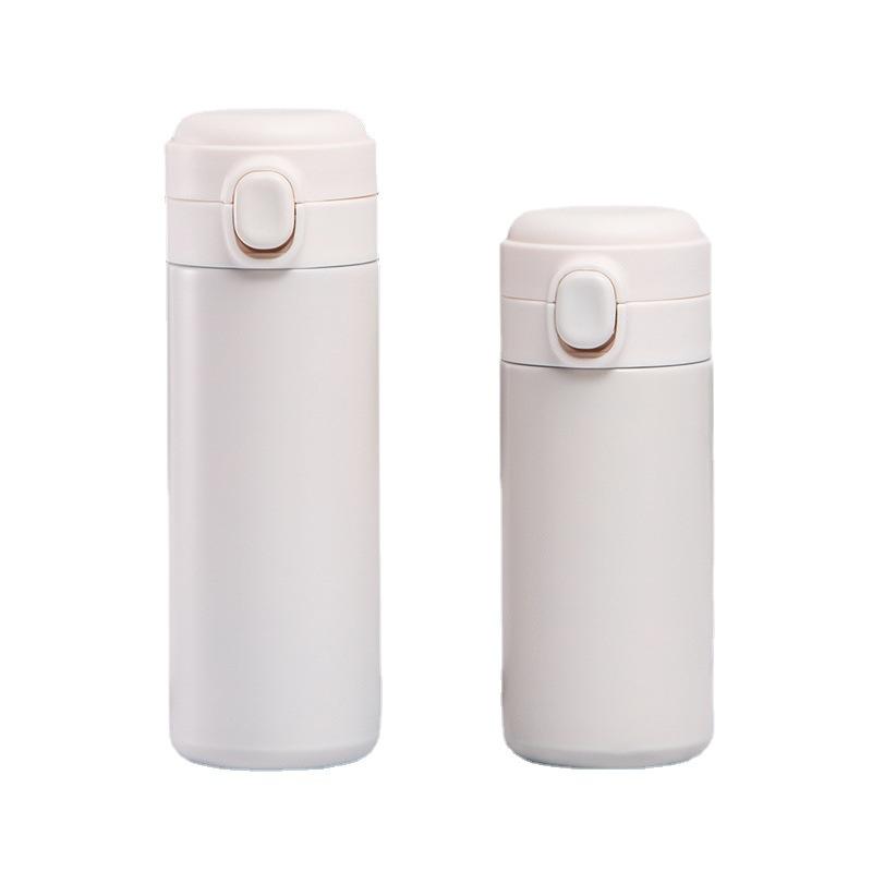 Víceúčelový přenosný termoska 400ml Vakuové termosky Přenosná nerezová termoska Láhev na vodu Cestovní hrnek na čaj Kancelářská termoska