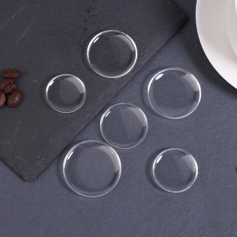 Watch Accessories 25-36Mm Acrylic Round Watch Mirror Lid Watch Replacement Mask Transparent Surface Flat Face Mirror