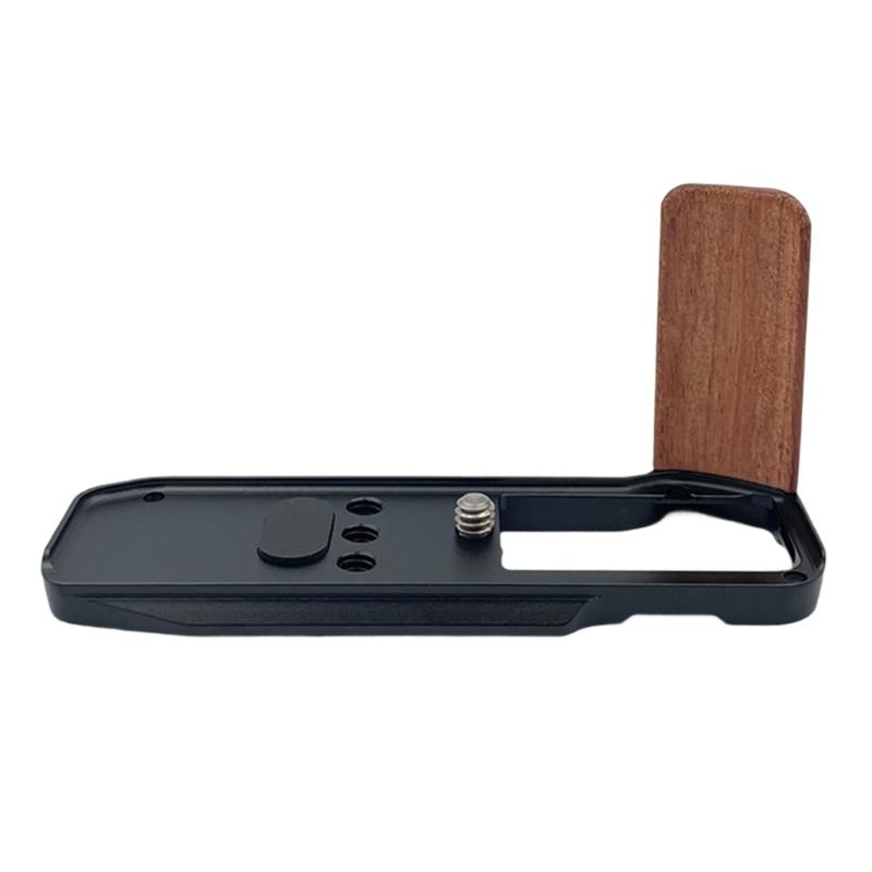 Camera Hand Grip With Wooden Handle Arca Swisses Mount Tripods Compatibility for XM5 Easy Battery Access