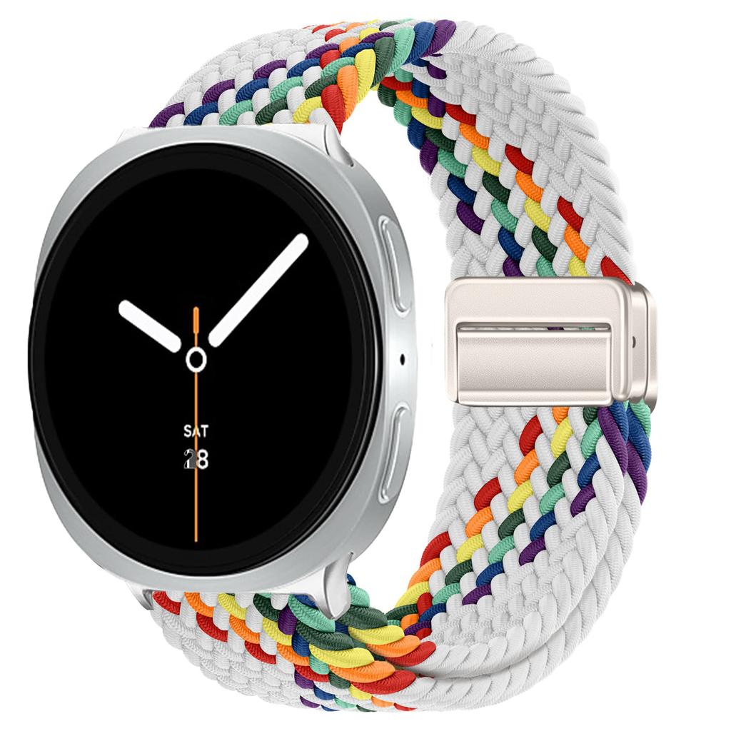 Nylon Braided Solo Loop Strap Suitable for Samsung Galaxy Watch 8 40mm/44mm Magnetic Band For Galaxy Watch 8 Classic Correa