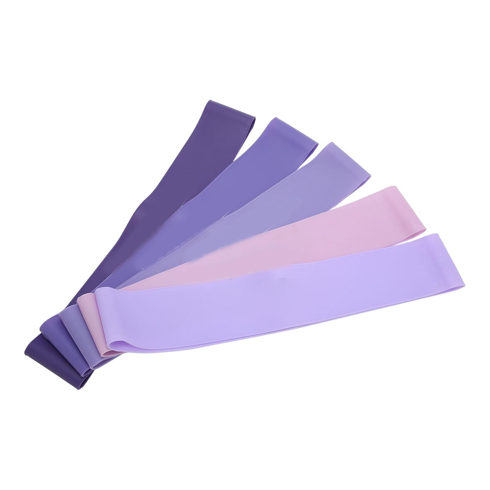 

Набор из 5 эспандеров для дома, йоги, фитнеса, силиконовые эластичные тренировочные ленты для мужчин и женщин