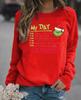 Unisex Christmas Green Grinch Hoodie with Letter Print