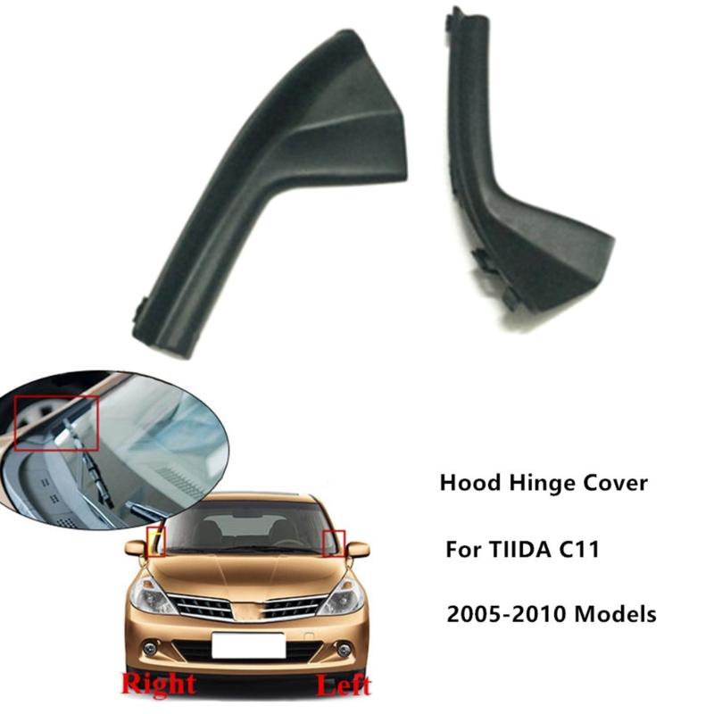 For 66894-ED500 Front Windshield Wrap Corner Trim Wiper Side Trim Cover Lid 2pcs