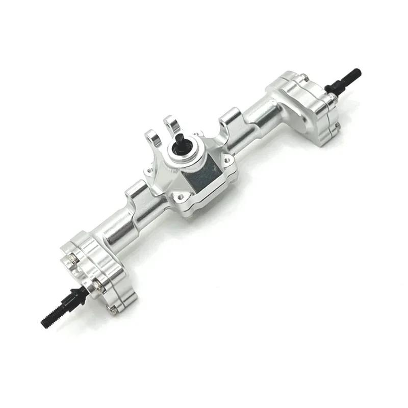 Upgrade Metal Front Rear Portal Bridge Axle Differential Assembly for FMS 1/24 FCX24 Xiaoqi Crusher Chevrolet K5 RC Car Parts