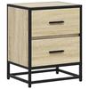 VidaXL Bedside Table Sonoma Oak 40x31x50 Cm Engineered Wood 848676