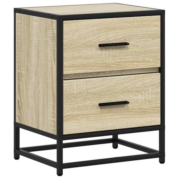 VidaXL Bedside Table Sonoma Oak 40x31x50 Cm Engineered Wood 848676