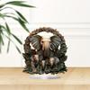 Bohemian Elephant Family Decor for Home or Office
