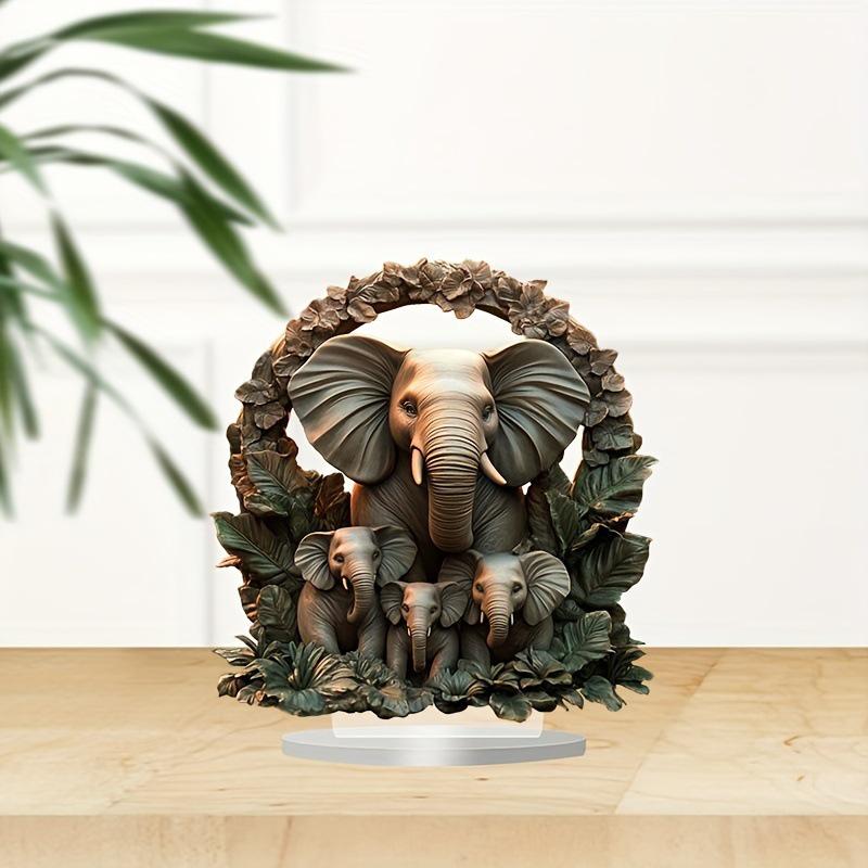 Bohemian Elephant Family Decor for Home or Office