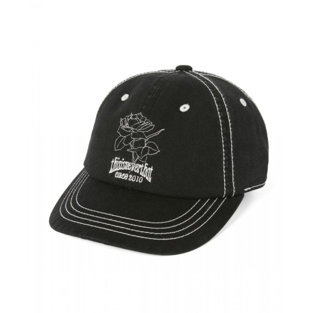 Thisisneverthat Contrast Stitch Cap Black F