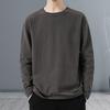 Mannen T-shirt Lange Mouwen Ronde Hals Vochtafvoerend Normale pasvorm Casual Lente Herfst Effen Kleur Mannelijke Basic Trui Top streetwear